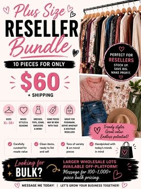 Plus Size Reseller Bundle - Pink & Neutral Mix